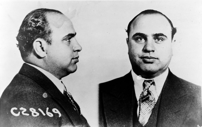 Al Capone nel 1931. Fonte Wikipedia