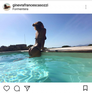 Ginevra Sozzi sul suo profilo Instagram