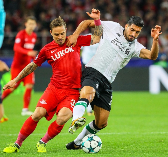 Emre Can, centrocampista del Liverpool, fonte By Дмитрий Садовников - soccer.ru, CC BY-SA 3.0, https://commons.wikimedia.org/w/index.php?curid=62799790