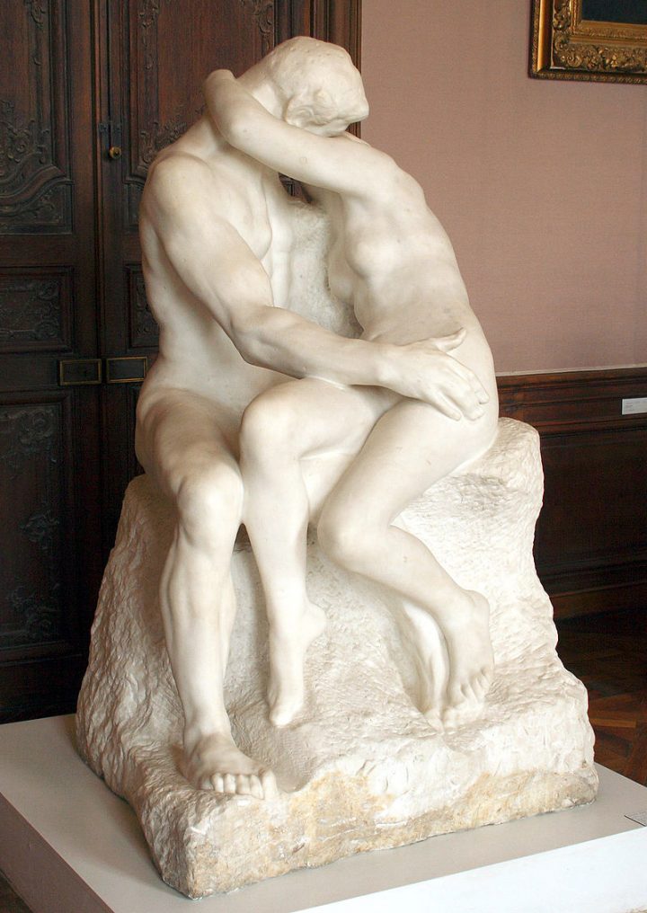 Auguste Rodin, Il bacio, 1988-89, Musée Rodin, Parigi. Fonte: Wikipedia