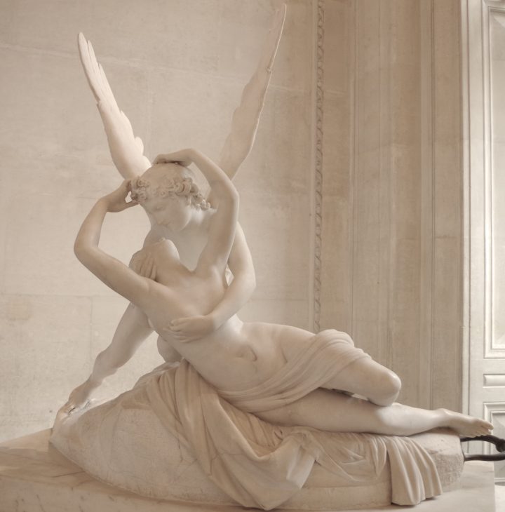 Antonio Canova, Amore e Psiche, 1793, Musée du Louvre, Parigi. Fonte: Wikipedia