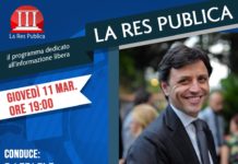 Ciro Bonajuto, Sindaco di Ercolano, ospite de 'La Res Publica' giovedì 11 marzo 2021