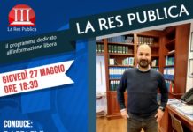 Salvatore Filacchione del CAF Fenalca ospite de 'La Res Publica' giovedì 27 maggio 2021
